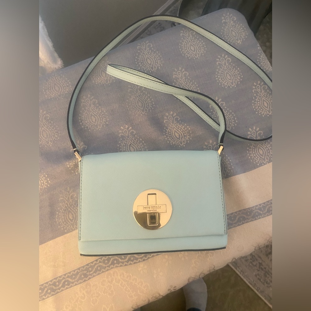 Kate Spade blue crossbody bag